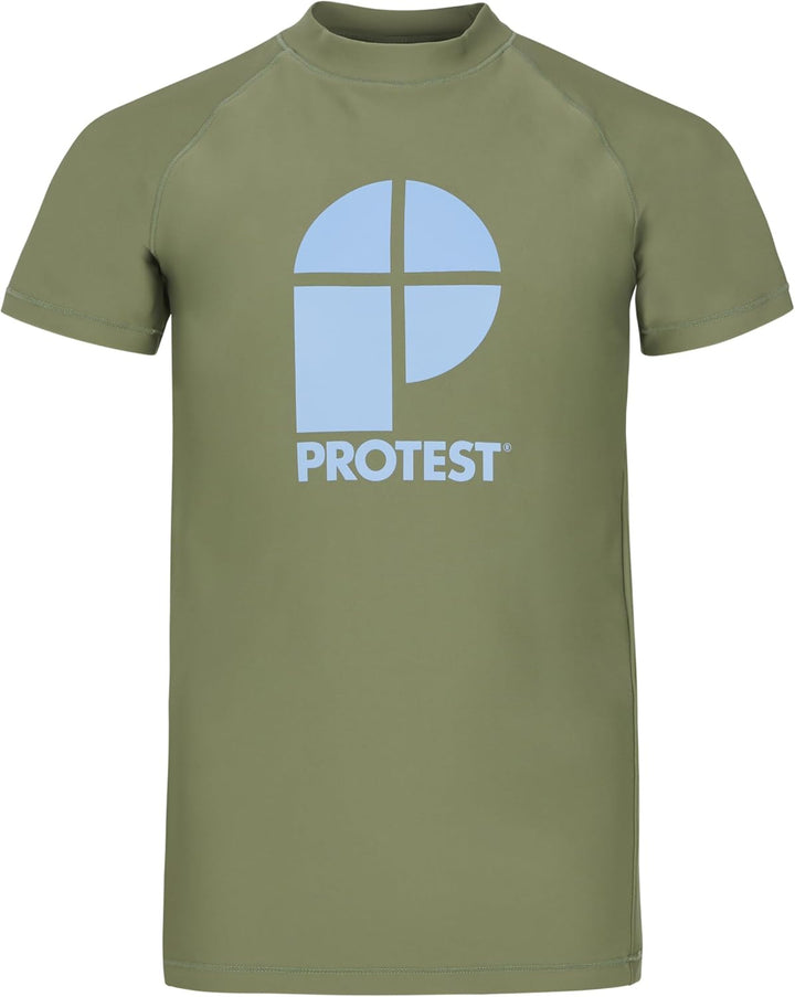 Protest Jungen Surf-t-Shirt PRTBERENT JR 176 Artichoke Green, 176 Artichoke Green