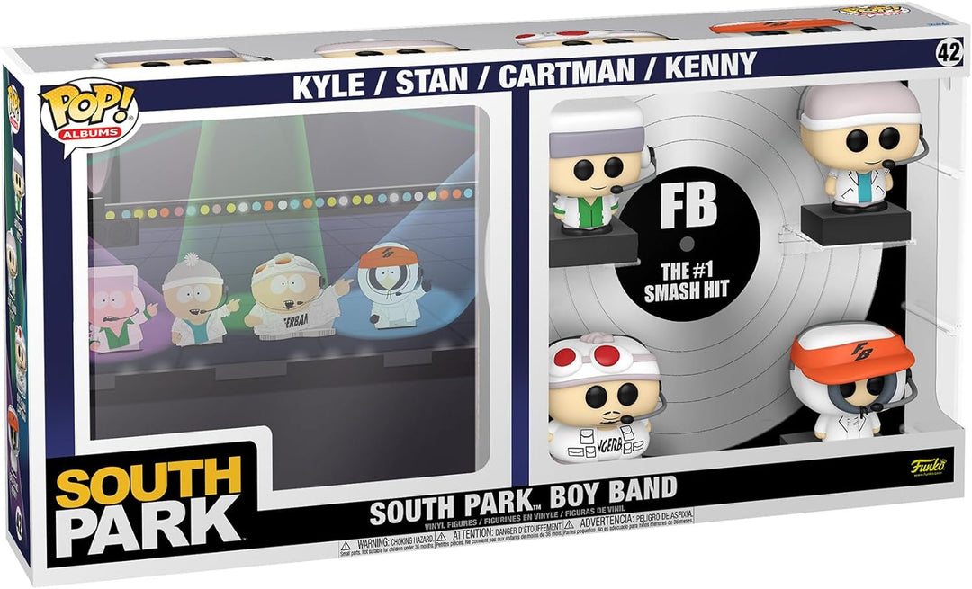 Funko Pop! Albums Deluxe: South Park - Eric Cartman - Boyband - Vinyl-Sammelfigur - Geschenkidee - O