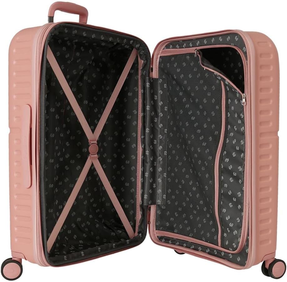 Pepe Jeans Chest Koffer, mittelgross, Rosa, 48 x 70 x 28 cm, starr, ABS-Verschluss, integriert, 79 l