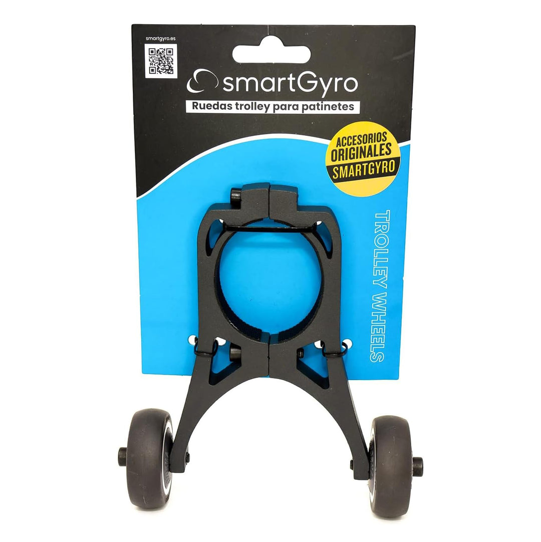 SmartGyro Unisex – Erwachsene Trolley Räder Wagenräder, Schwarz, Mittel