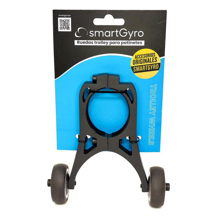 SmartGyro Unisex – Erwachsene Trolley Räder Wagenräder, Schwarz, Mittel