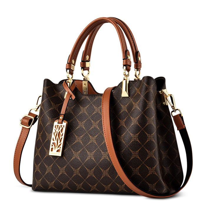 DIRRONA Damen Handtasche Mittel Schultertasche Casual Umhängetasche PU Leder Tasche Shopper Party To