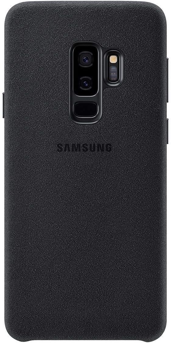 Samsung Alcantara Cover (EF-XG965) für das Galaxy S9+, Schwarz