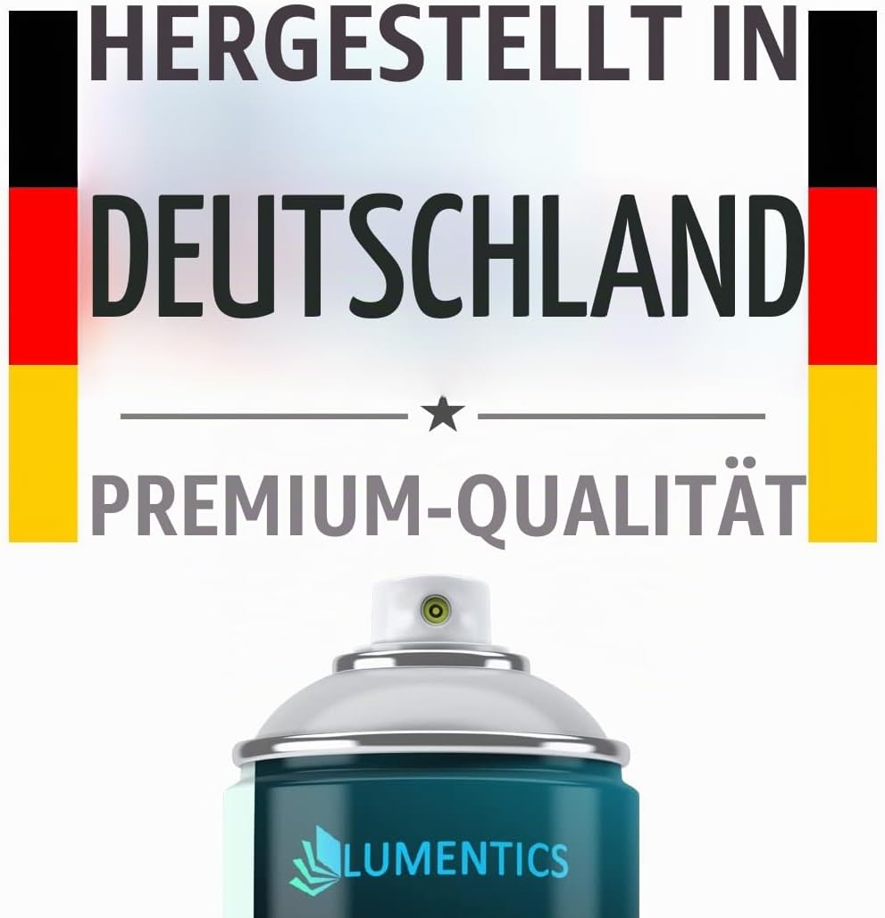 LUMENTICS Leuchtspray Gelb-Grün - Sprayfarbe mit Nachleuchteffekt - Leuchtet im Dunkeln - Made in Ge
