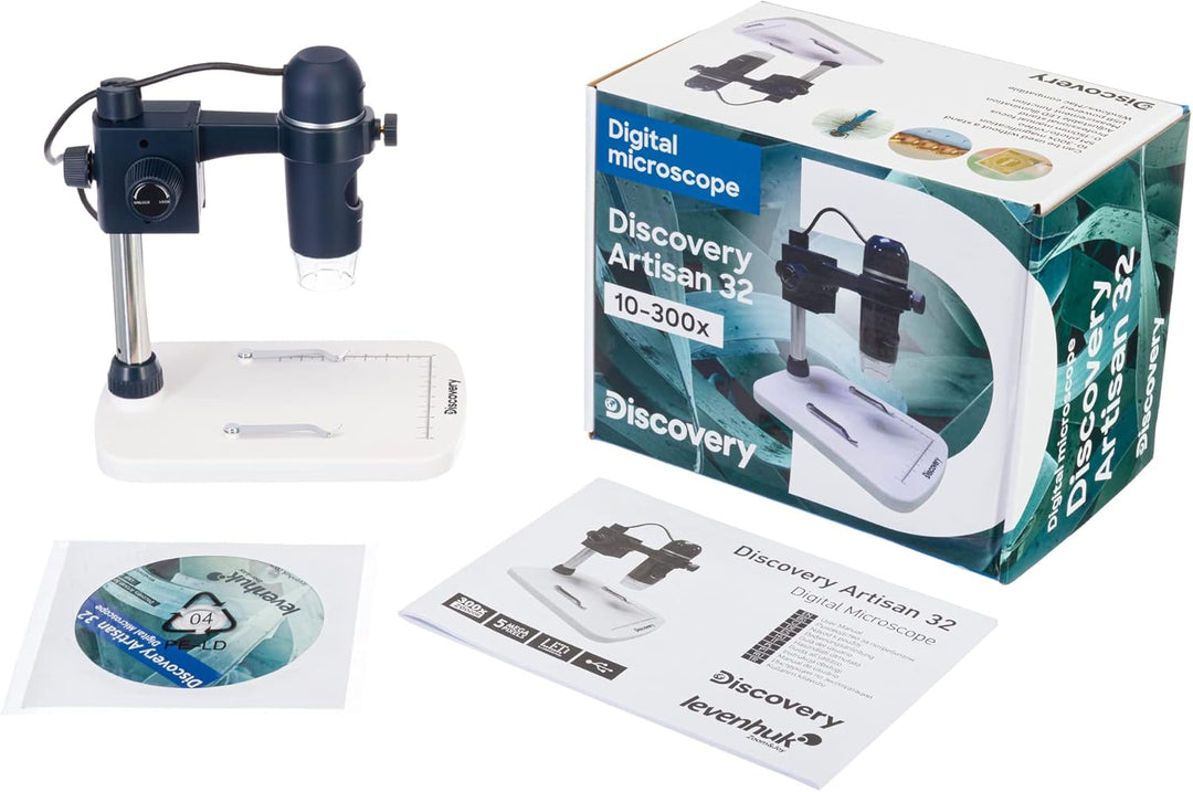 Discovery Artisan 32 Tragbares Digitales USB-Mikroskop Mit 5-MP-Kamera Und 300-Facher Vergrösserung,