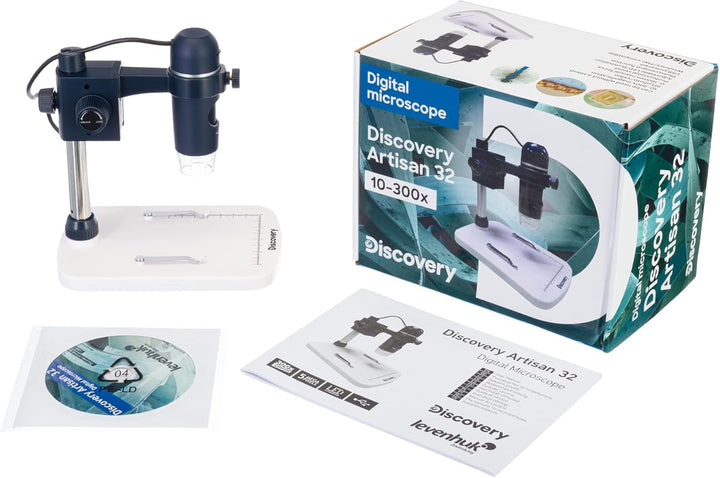 Discovery Artisan 32 Tragbares Digitales USB-Mikroskop Mit 5-MP-Kamera Und 300-Facher Vergrösserung,