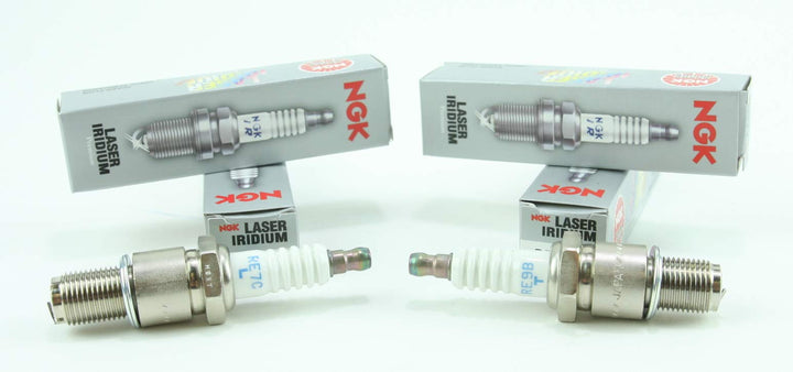 4 NGK Laser Iridium Rennzündkerzen, RE7cl RE9BT, Mazda RX-8, 1.3 R2 von NGK