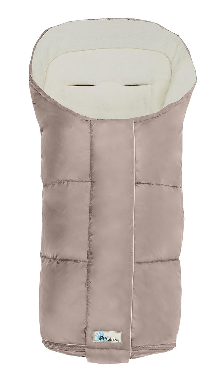 Altabebe MT2277D - 61 Alaska Daunenfusssack für Kinderwagen, beige