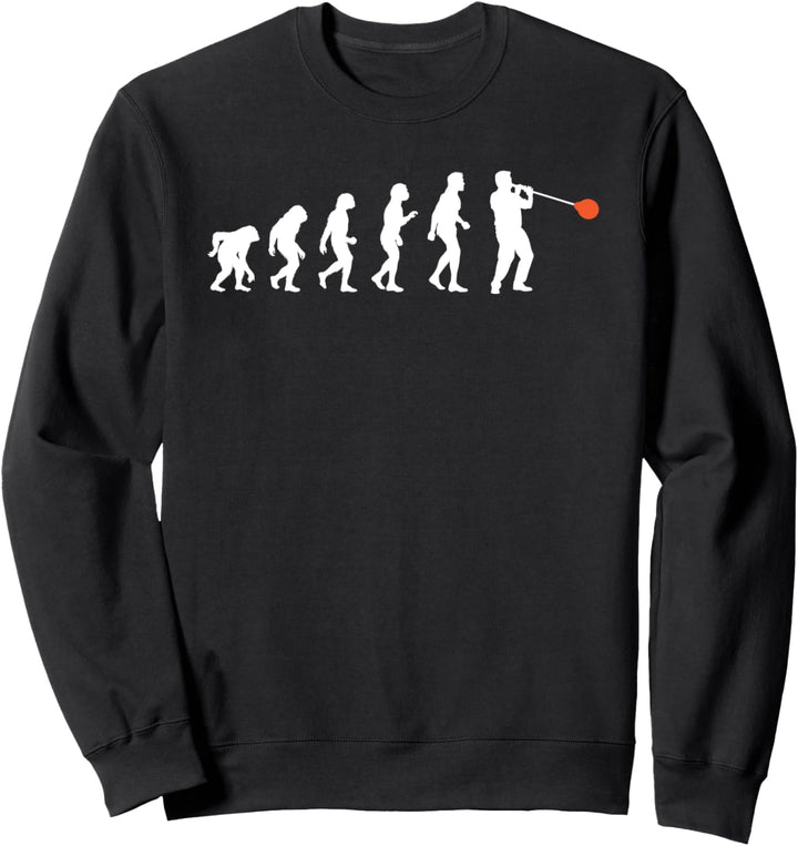 Glass blowing evolution - glassworking - glass blower gift Sweatshirt