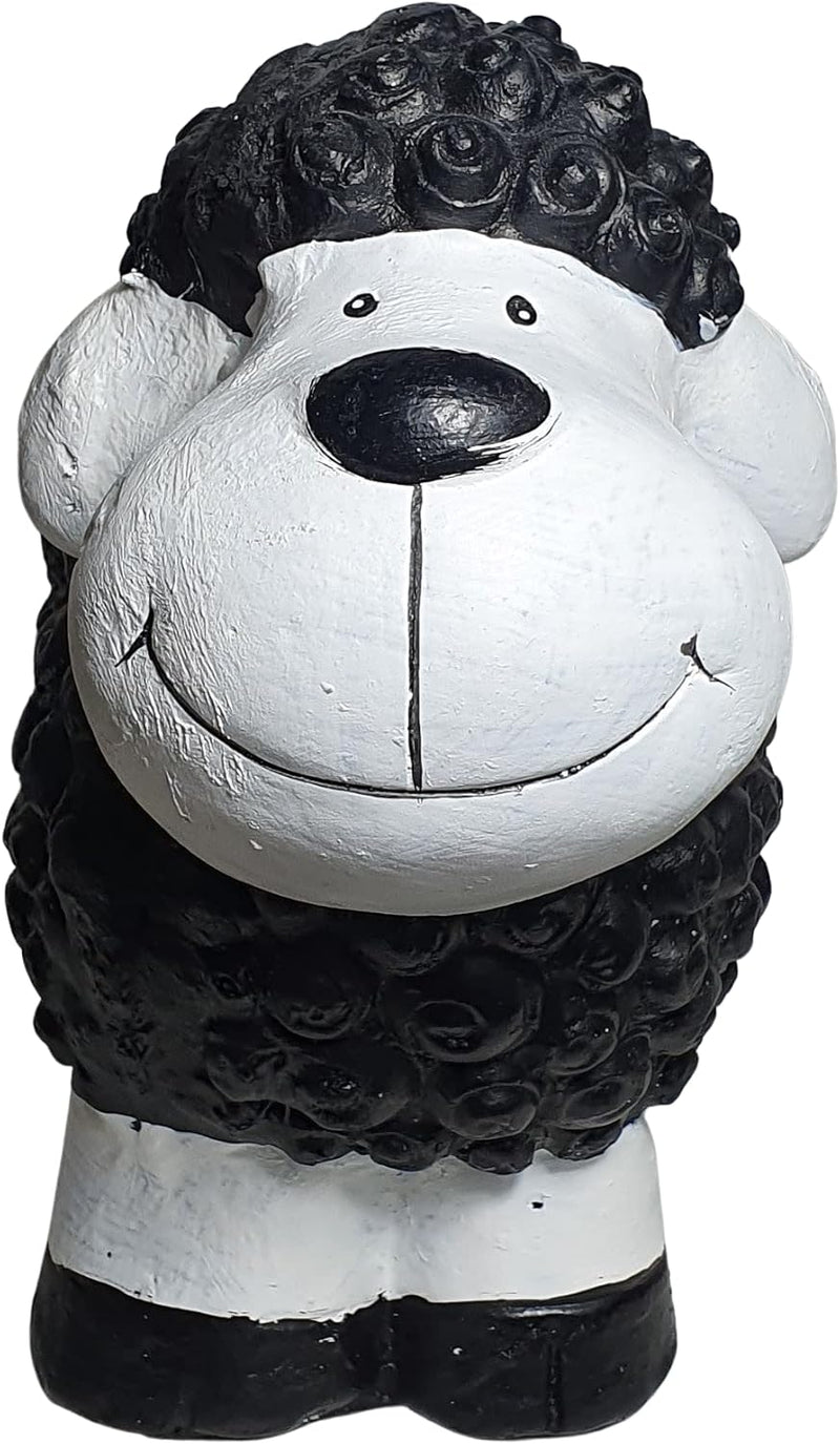 Bambelaa! Schaf Deko Figur Garten Gartenfigur Gross Für Aussen und Innen Zum Stellen ca. 31 x 13 x 2