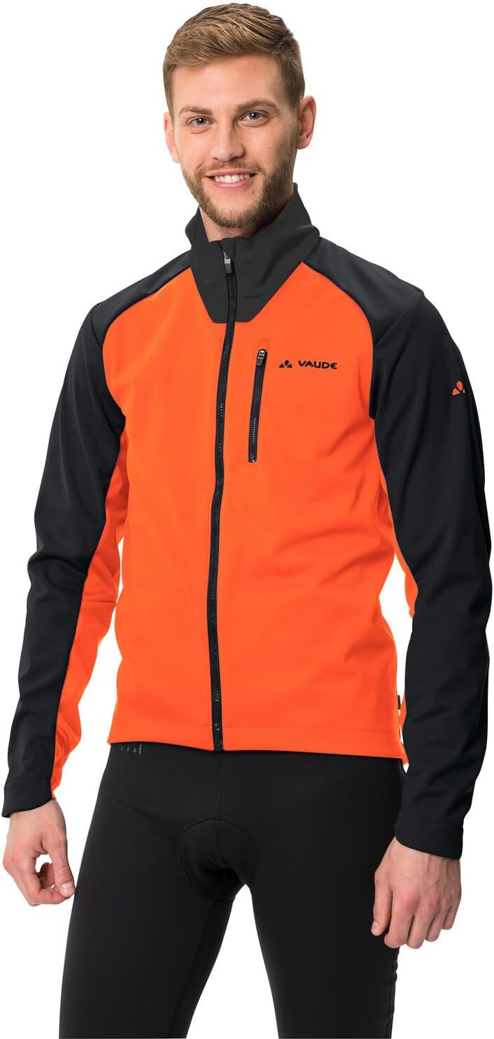 VAUDE Men's Posta Softshell Jacket VI - Softshelljacke Herren - Radjacke M neon orange, M neon orang