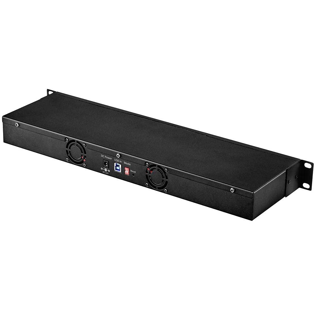 Renkforce RF-3570312 19 Zoll 2 x Netzwerkschrank-Festplatteneinbaurahmen 1 HE