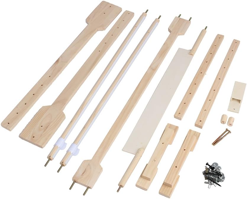 Stickerei-Ständer, Tapisserieständer, 14 CT Holzboden Tapisserieständer mit 5 Höhen