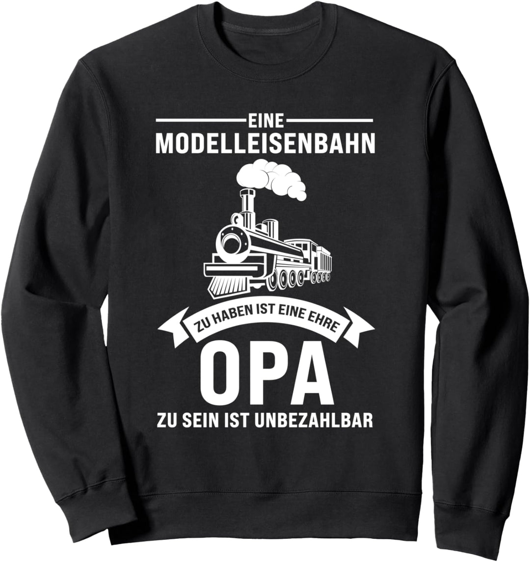 Modelleisenbahn Opa zu sein Modelleisenbahn Opa Sweatshirt