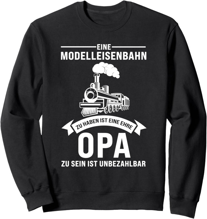 Modelleisenbahn Opa zu sein Modelleisenbahn Opa Sweatshirt