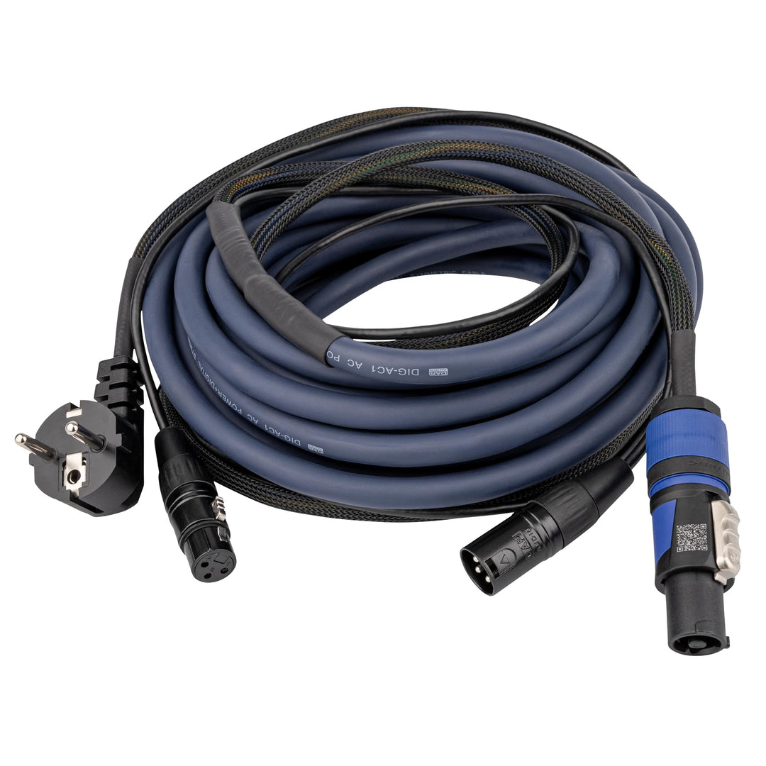 AUDIO Power/Signal Cable Schuko Male to Powercon I