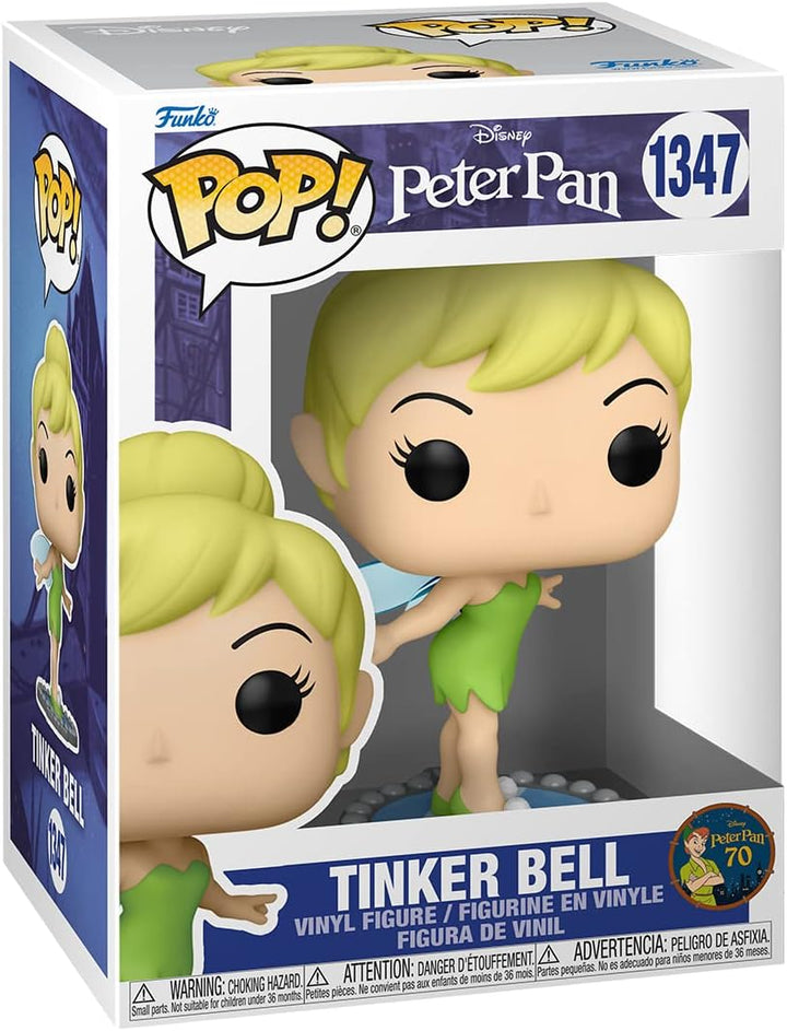 Funko Pop! Disney: Peter Pan 70th - Tinker Bell - Tink On Mirror - Vinyl-Sammelfigur - Geschenkidee