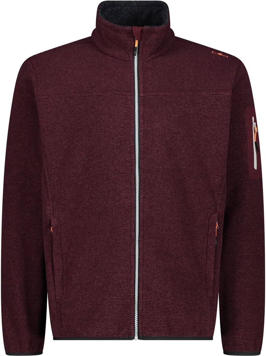 CMP Herren Herrenjacke fleecejacke (1er Pack) 3XL Burgund, 3XL Burgund