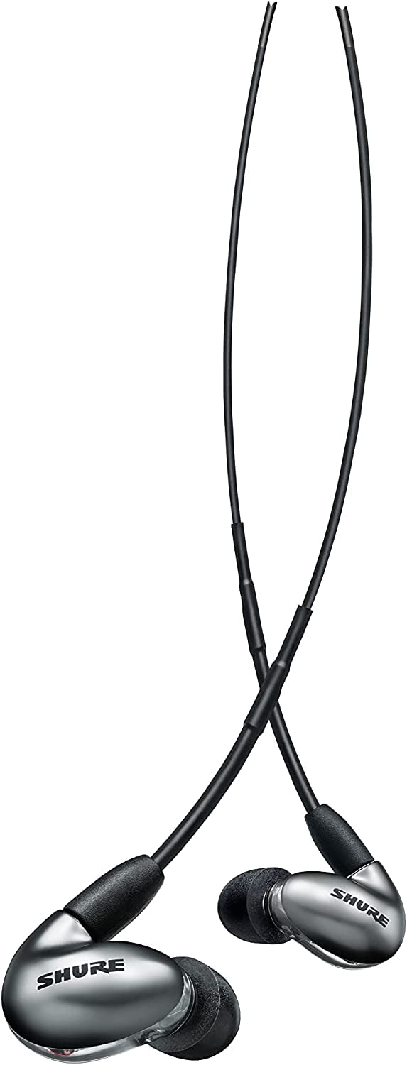 Shure SE846 Kabelgebundene Sound Isolating Ohrhörer, hochauflösender Klang, Vier Treiber, anpassbare