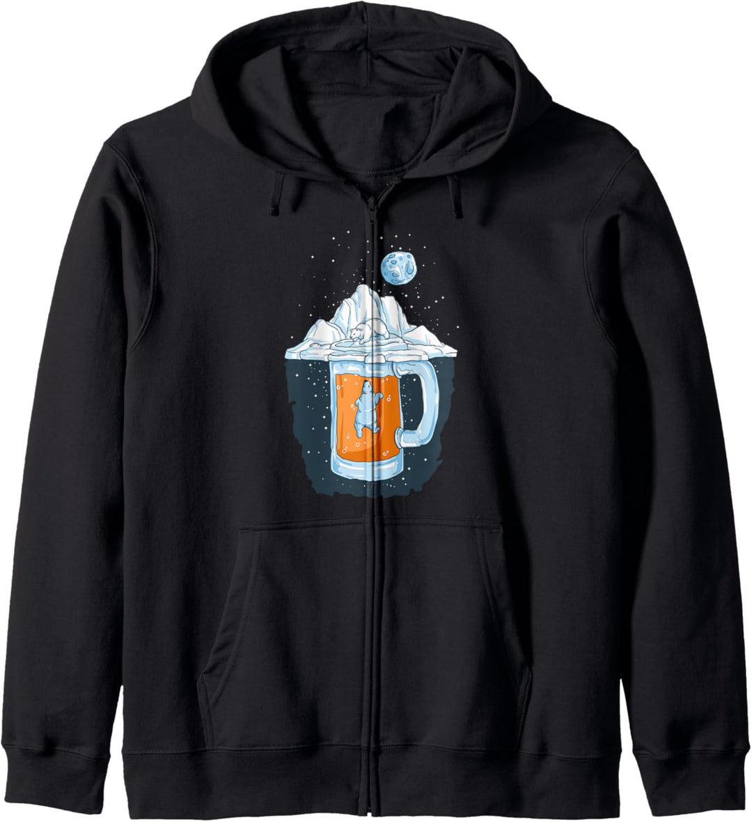 Polar Beer - Eisbär Polarbär Bier Kapuzenjacke