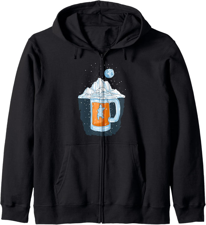 Polar Beer - Eisbär Polarbär Bier Kapuzenjacke
