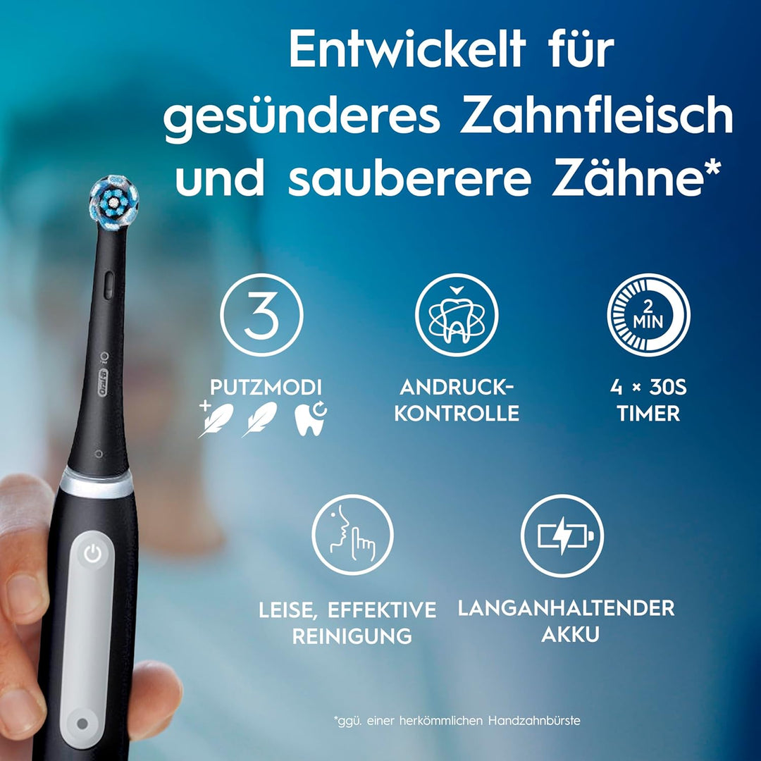Oral-B iO Series 3 Elektrische Zahnbürste/Electric Toothbrush, 3 Putzmodi für Zahnpflege, Reiseetui,