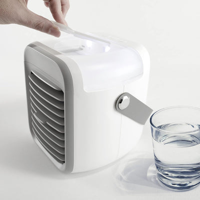 X4-LIFE Mobile Klimaanlage - Luftkühler Klimagerät für Büro, Zuhause, Home Office - mit Akku, 3 Modi