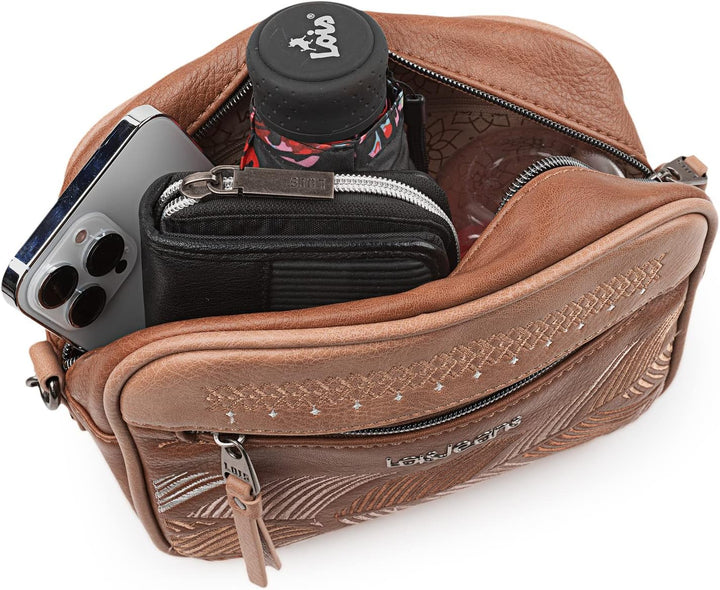 Lois - Handtasche Damen Umhängetasche Damen Klein & Stilvoll Handtasche Damen Umhängetasche Crossbod