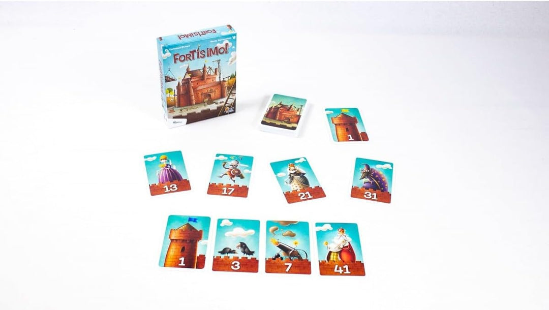 Atomo Games FORTISIMO Familienspiel zum Bauen Ihres Schlosses