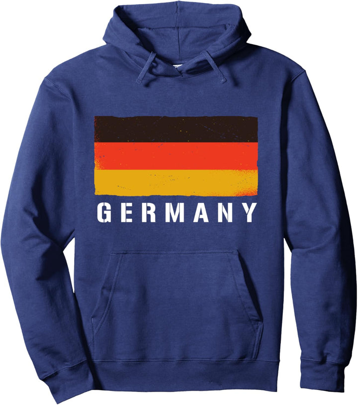 Deutschland Flagge Herkunft Heimat Stolz Fussball Germany Pullover Hoodie