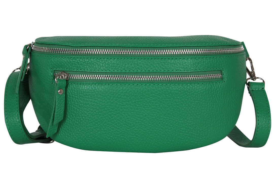 AmbraModa GLX2 - Damen Herren Unisex kleine Hüfttasche Gürteltasche Bauchtasche Umhängetasche aus Ec