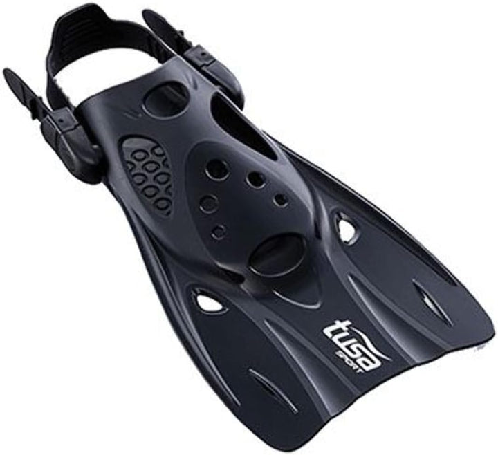 Tusa Schnorchelflossen Schwarz L, Schwarz L