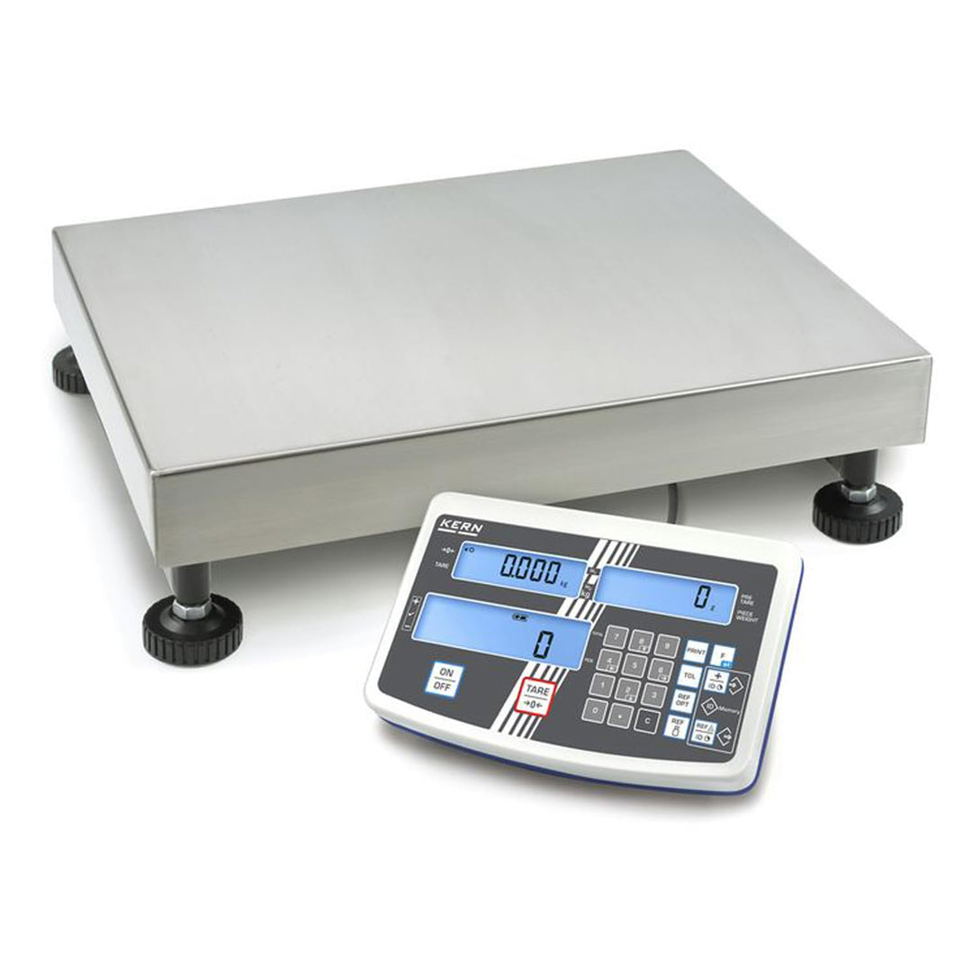 Plattformwaage [Kern IFS 10K-4] Industriezählwaage mit komfortabler Zehnertastatur zur bequemen Date