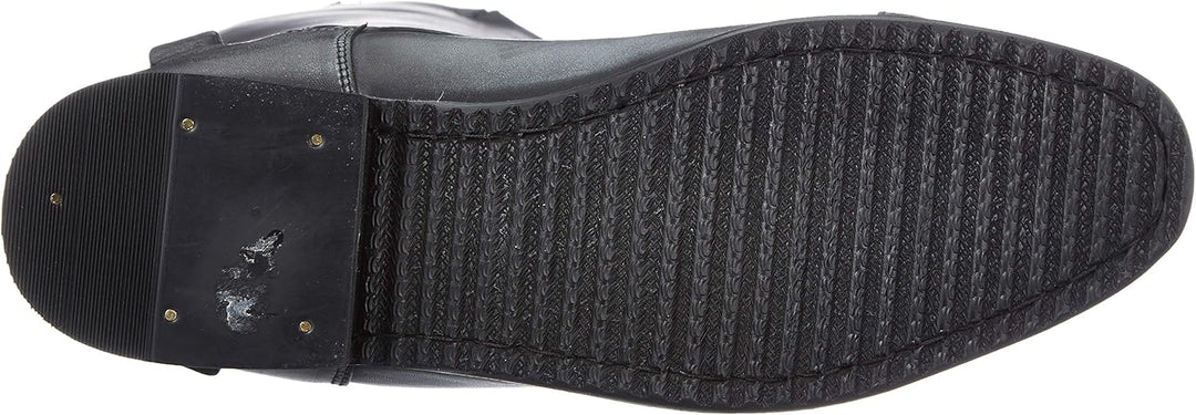 HKM - Damen Reitstiefel VALENCIA Leder cognac kurz Schwarz Grau 36 EU, Schwarz Grau 36 EU