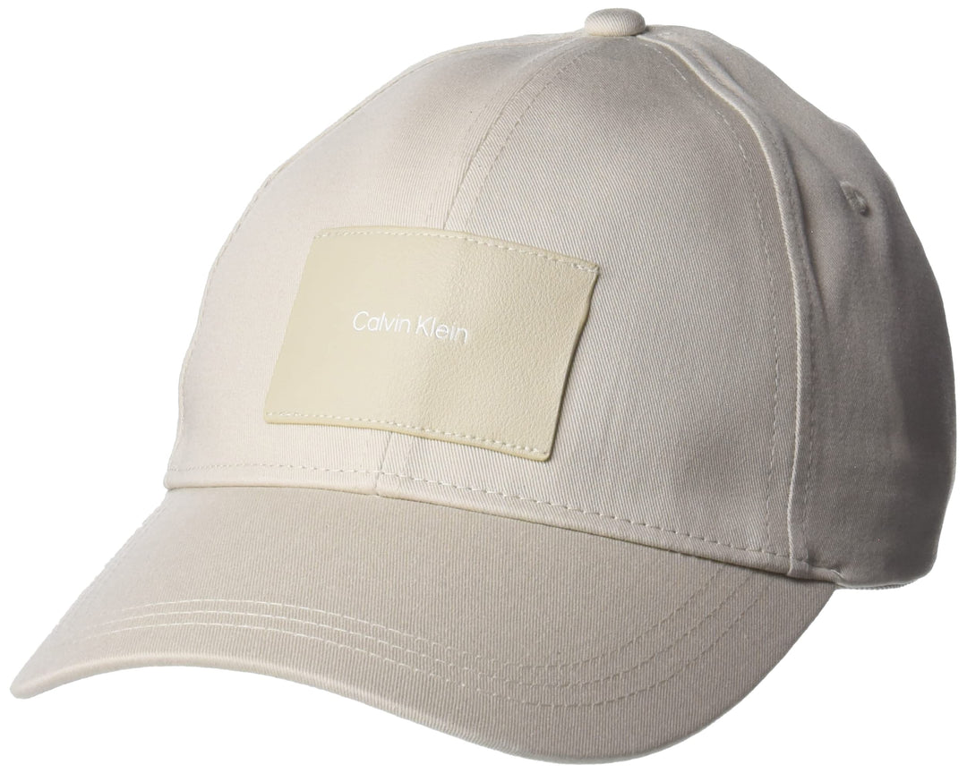 Calvin Klein CK Patch Baseball Cap Stony Beige