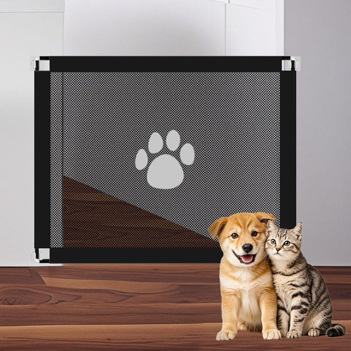 Enjoying Hundeschutzgitter, 100 x 80 cm, Haustier Treppenschutzgitter für Hunde Katzen, Türschutzgit