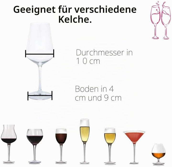 2 Stück 5 Reihige Weinglashalter Gläserhalter aus Metall Gläserschiene Halter Unter Schrank mit Schr