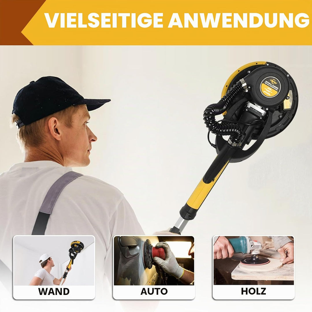 Schleifgitter Ø 225mm Klett 15 Stück 80 KörnungSchleifscheiben für Deckenschleifer Trockenbauschleif