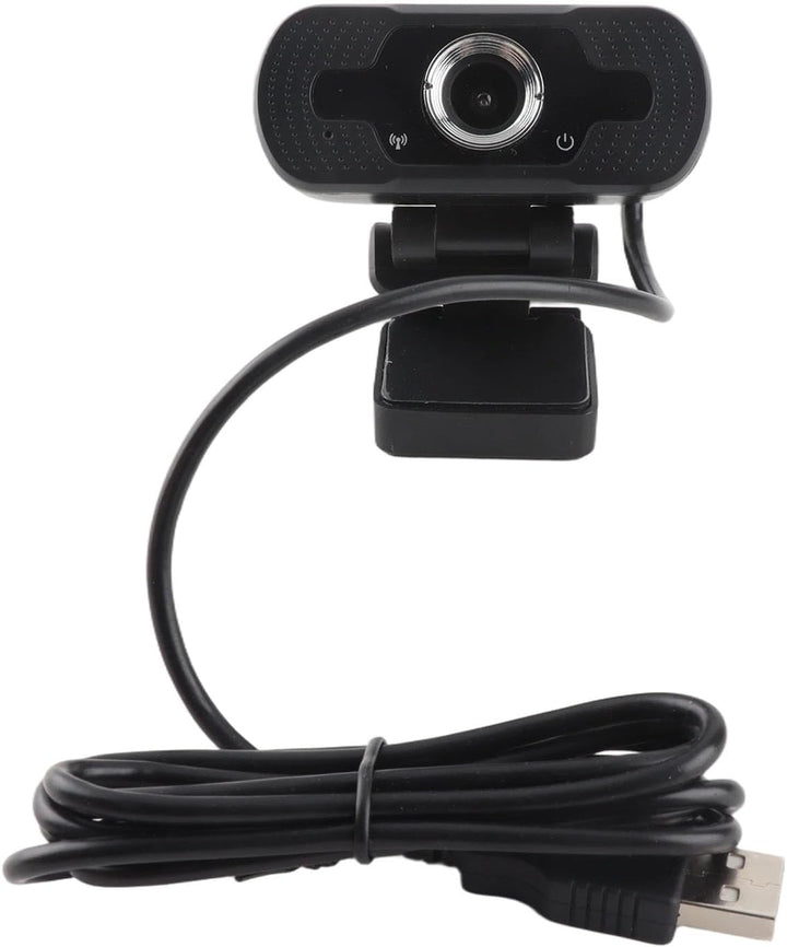 Compute-Webcam, 1080P 30Fps Video-HD-Kamera, Geräuschunterdrückendes Mikrofon, Weitwinkel, USB 2.0 P