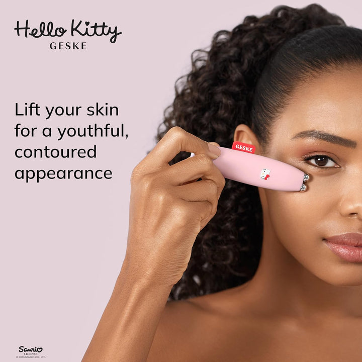 GESKE x Hello Kitty | SmartAppGuided™ MicroCurrent Face-Lift Pen | 6 in 1 | Skincare Tool mit Mikros