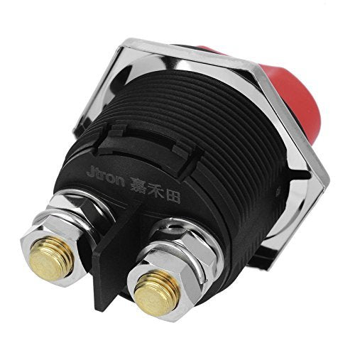 Jtron batterieschalter trennschalter motorrad an-aus batterieschalter 12v mini mit Kabel 6AWG 50CM f