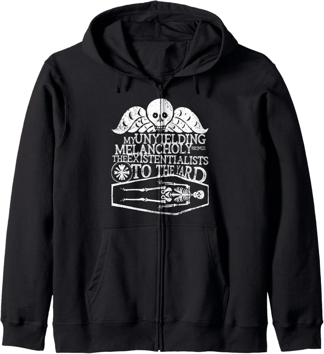 Melancholy Brings All The Existentialists To The Yard Kapuzenjacke