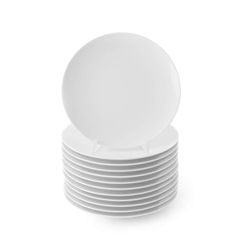 Holst Porzellan MA 120 PACK 12 Vorteilspack 12er Set Frühstücksteller 20 cm, weiss, 20 x 20 x 10 cm