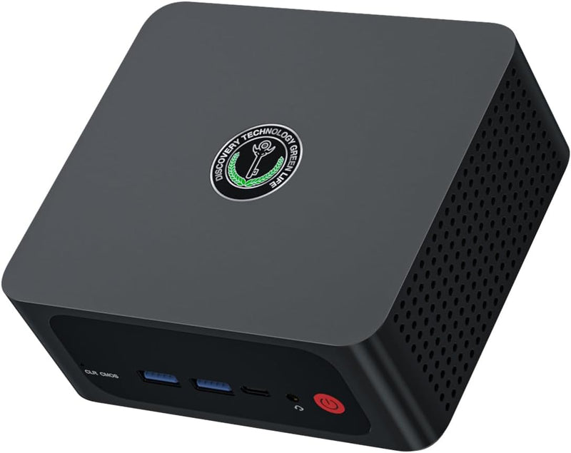 TRIGKEY Mini-PC AMD Ryzen 5 6600H (Bis zu 4,5 GHz, 6C/12T), 16 GB DDR5 RAM + 500 GB ROM SSD PCIe 4.0