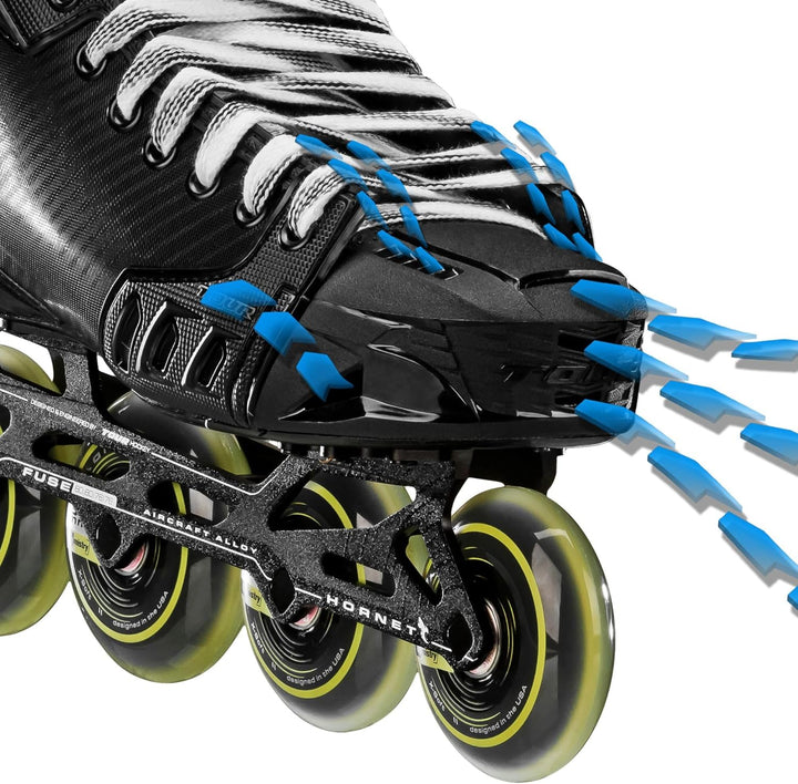 TOUR Rollhockey Schlittschuhe Volt Spitfire 9.0 = EU 44,5 Grün, 9.0 = EU 44,5 Grün