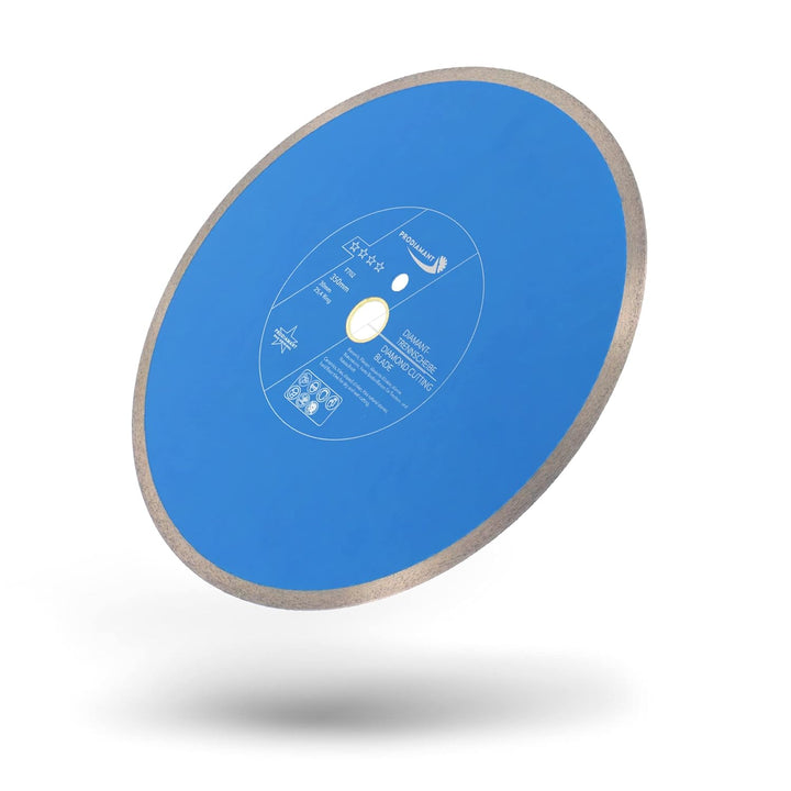 PRODIAMANT Profi Diamant-Fliesenscheibe Pro-Rim F702 350mm Bohrung 30mm mit Ring 25,4mm für Nassschn