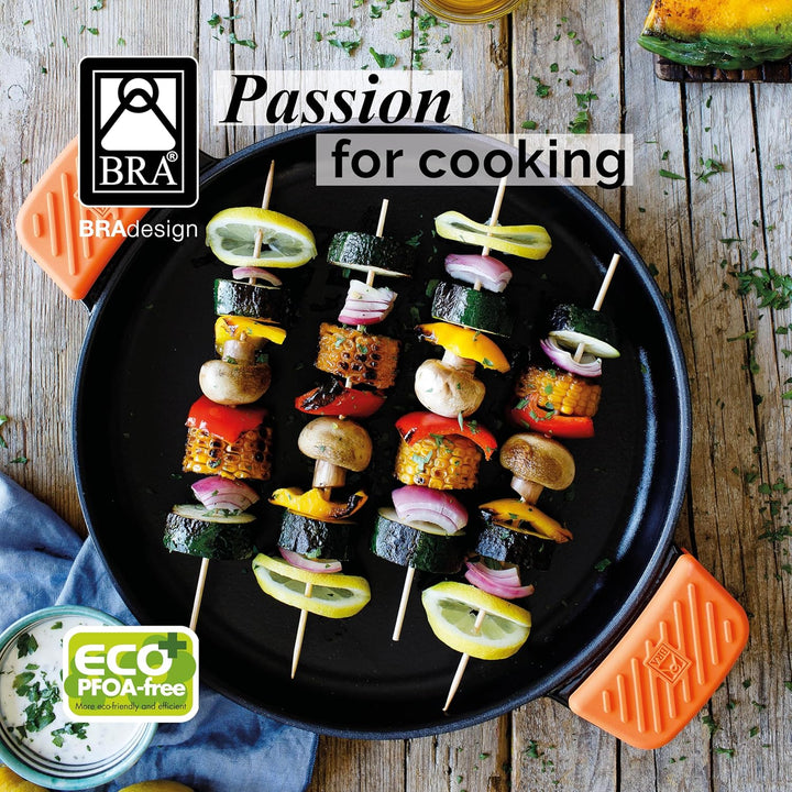 BRA Efficient Iron - Grillpfanne Grill rechteckig 35 cm Grill rechteckig Mit Streifen, Grill rechtec