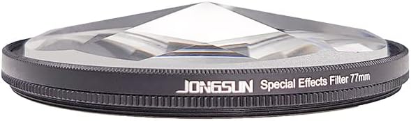JONGSUN Pentaprisma Spezialeffektfilter 77mm FX Glass Glare Widescreen Film Anamorphe DSLR Video Fot