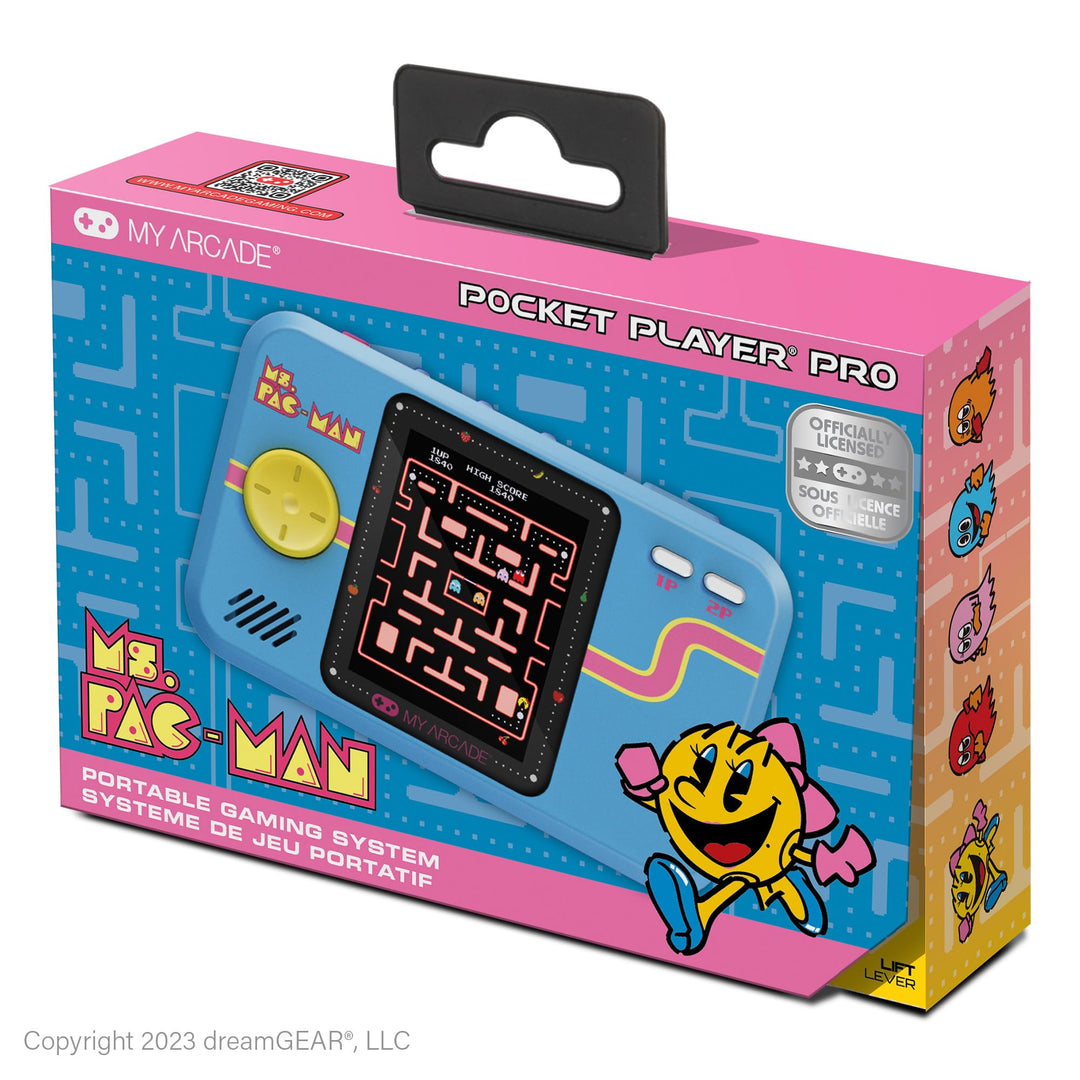 Console de jeu rétrogaming - Atari - Pocket Player PRO Ms. Pac-Man - Ecran 7cm Haute Résolution Frau