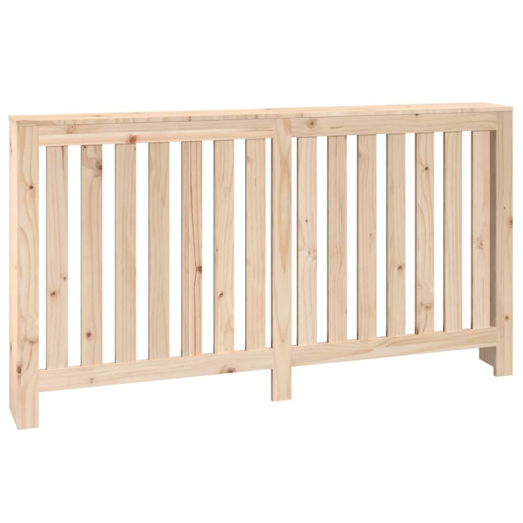 vidaXL Heizkörperverkleidung 153x19x84 cm Massivholz Kiefer Natur 60.2" W x 7.5" D x 33.1" H, Natur
